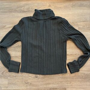 SHEIN  Ribbed Turtleneck Sweater